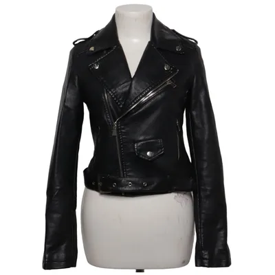 Biker jacket (Black) from Flamant Rose Collection Polyester, Polyurethane