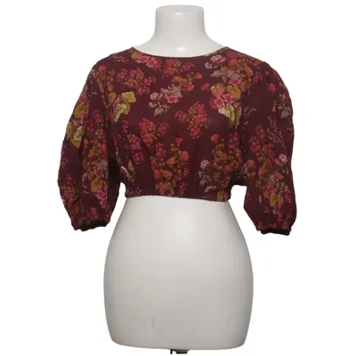 Blus (Röd, Flerfärgad) från Peony Ekologisk bomull, Viskos