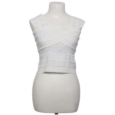 Crop top (Blanc) de Wish by Anjee Coton, Polyester
