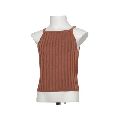 Tanktop (Bruin) van Sandro Metallvezel, Polyamide, Viscose