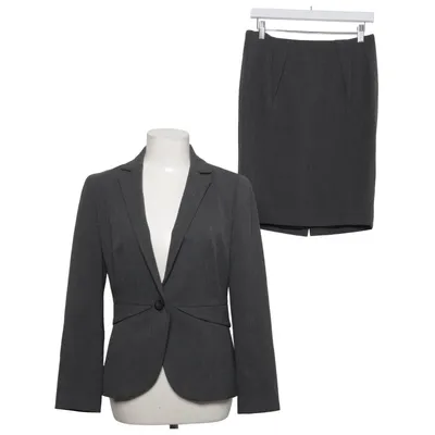 Jakkesæt med nederdel (Grå) fra Armani Jeans Elastan, Polyester, Viscose