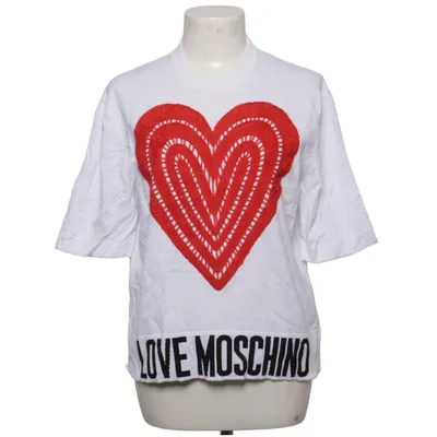 T-shirt (Wit, Rood, Zwart) van Love Moschino Acryl, Katoen, Polyamide