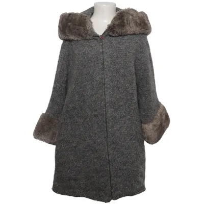 Cape (Grau) von Zara Knitwear Mohair, Polyester