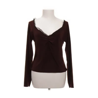 Top (Bruin) van Reclaimed Vintage Elastaan, Polyester