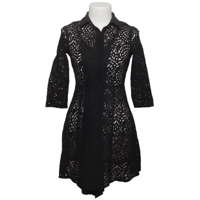 Klänning (Svart) från Mango Casual Bomull, Polyamid, Polyester, Viskos