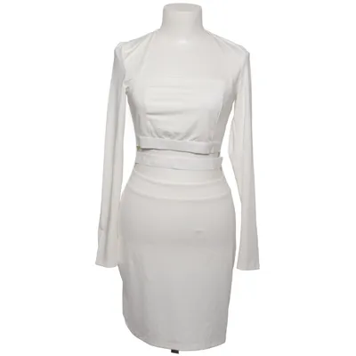 Dress (White) from Katch Me Cotton, Polyester