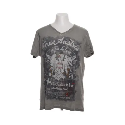 T-shirt (Grå, Flerfärgad) från Alpin de Luxe Bomull