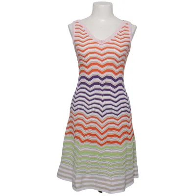 Dress (Orange, Green, Multicolored) from Missoni Cotton, Polyamide, Polyester, Viscose