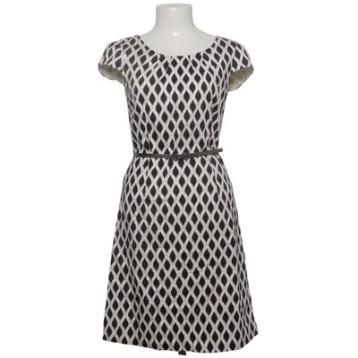 Dress (Black, Beige) from Comma Cotton, Elastane