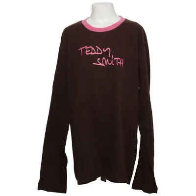 T-shirt à manches longues (Marron, Rose) de Teddy Smith Coton