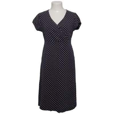 Wrap dress (Blue, White) from John Cabot Cotton, Elastane