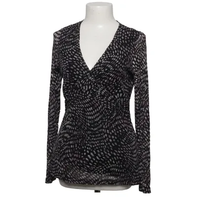 Wrap blouse (Black, Purple, White) from ESPRIT Collection Cotton, Polyamide