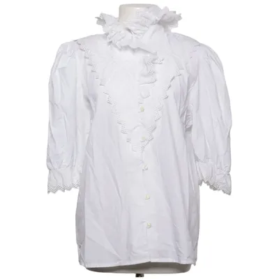 Blouse (Blanc) de Distler Coton, Polyester