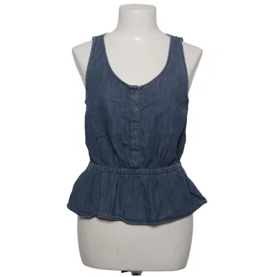 Peplum Top (Blau) von Gap Denim Baumwolle