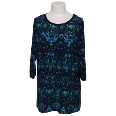 Haut (Bleu, Vert, Noir) de Nina Leonard Élasthane, Polyester