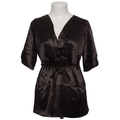 Wikkelblouse (Bruin) van Bruno Manetti