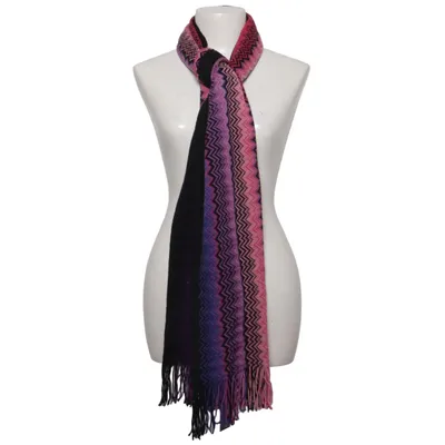 Sjaal (Zwart, Lila, Roze) van Missoni Acryl, Wol