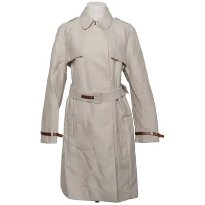 Trenchcoat (Beige) från Mango Basics Bomull, Skinn, Polyamid, Polyester