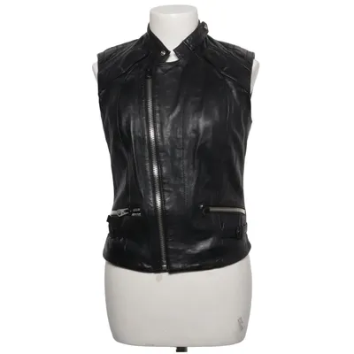 Bikervest (Sort) fra G-Star Raw Bomuld, Læder