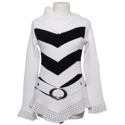 Sweater (Hvid, Sort) fra Gorgeous Akryl, Elastan