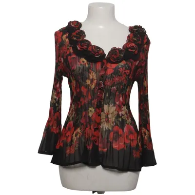 Bluse (Sort, Rød, Flerfarvet) fra Kriss Polyester