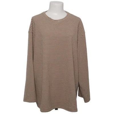 T-shirt à manches longues (Beige, Blanc) de Effeny Élasthane, Polyester