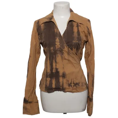 Wrap blouse (Brown, Black) from Bellissima