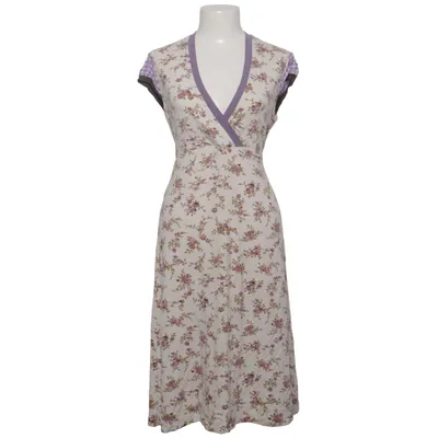 Jurk (Wit, Lila, Meerkleurig) van Tante Betsy Elastaan, Viscose