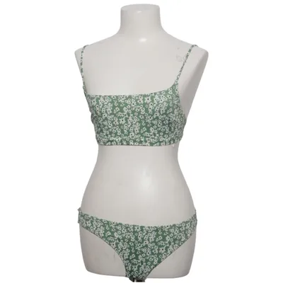 Bikini (Grøn, Hvid) fra Econyl Elastan, Polyamid, Polyester