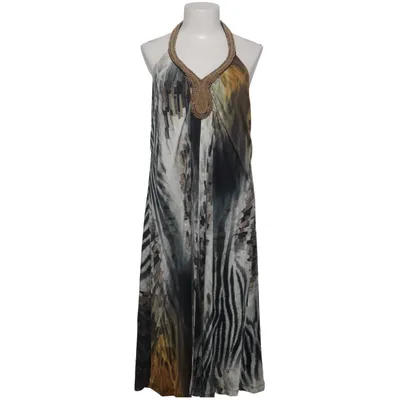 Robe dos-nu (Gris, Multicolore) de Elégance Polyester, Soie, Viscose