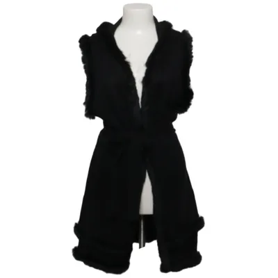 Vest (Black) from BOB Acrylic, Rabbit fur