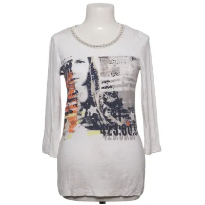 T-shirt à manches longues (Blanc, Multicolore) de Crisca