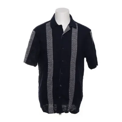 Chemise à manches courtes (Bleu, Blanc) de Only & Sons Coton, Viscose