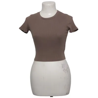 T-shirt (Bruin) van TW Katoen, Elastaan