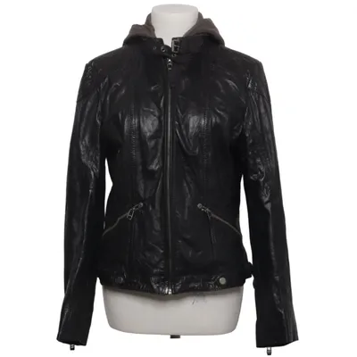Bikerjacka (Svart) från Gipsy Bomull, Skinn, Polyester