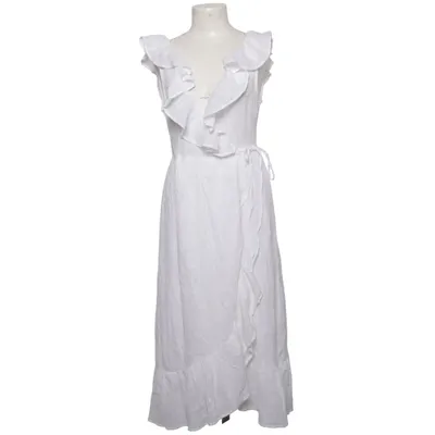 Wrap dress (White) from H&M Cotton