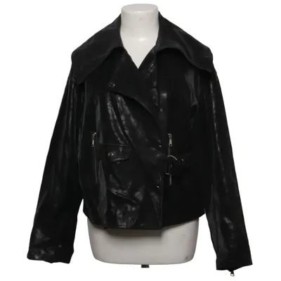 Biker jacket (Black) from Doremi Polyester, Polyurethane