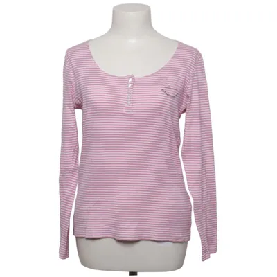 Henley T-shirt (Pink, Hvid) fra Kangaroos Bomuld