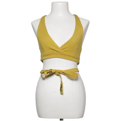 Crop top (Geel) van Ace Tee x H&M Elastaan, Polyamide, Polyester, Viscose