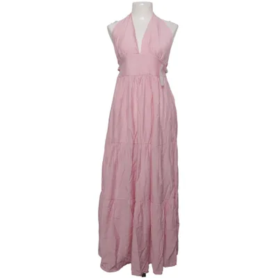 Robe dos-nu (Rose) de Amalfi Nylon, Viscose