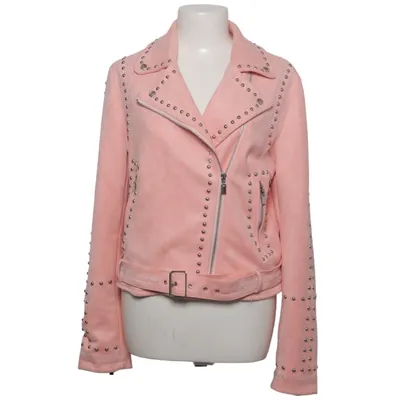 Bikerjacka (Rosa) från Flamant Rose Collection Elastan, Polyester