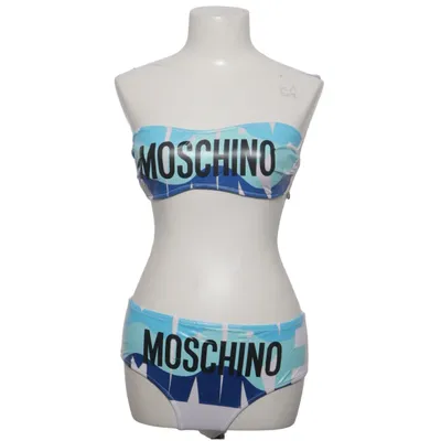 Bikini (Wit, Blauw, Meerkleurig) van Moschino Swim Elastaan, Polyamide