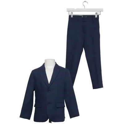 Kostym (Blå) från Zara Elastan, Polyester, Viskos