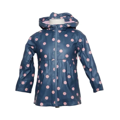 Rain jacket (Blue, Pink) from Pocopiano Cotton, Polyester, Polyurethane