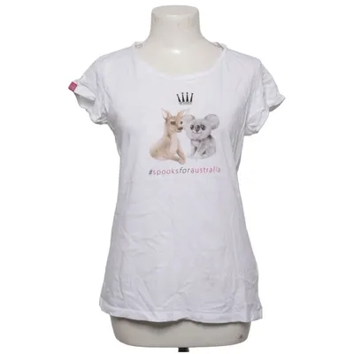 T-shirt (Blanc, Rose) de Spooks Coton