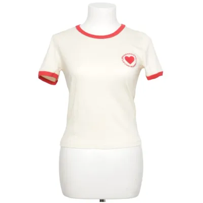 Baseballtröja (Beige, Röd) från STR Bomull