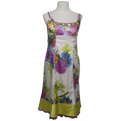 Dress (White, Multicolored) from Fuego Woman Elastane, Polyester