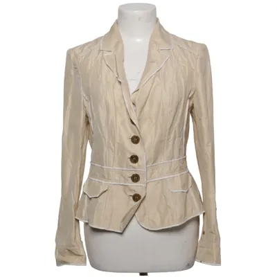 Blazer (Beige) van Elégance Metallvezel, Polyester