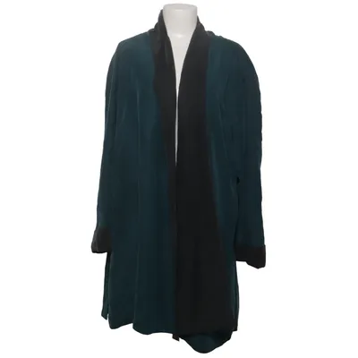 Jacket (Blue, Gray) from Public Acetate, Silk