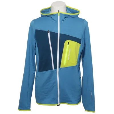 Hoodie (Blue, Yellow, Multicolored) from Ortovox Elastane, Merino wool, Polyamide, Polyester